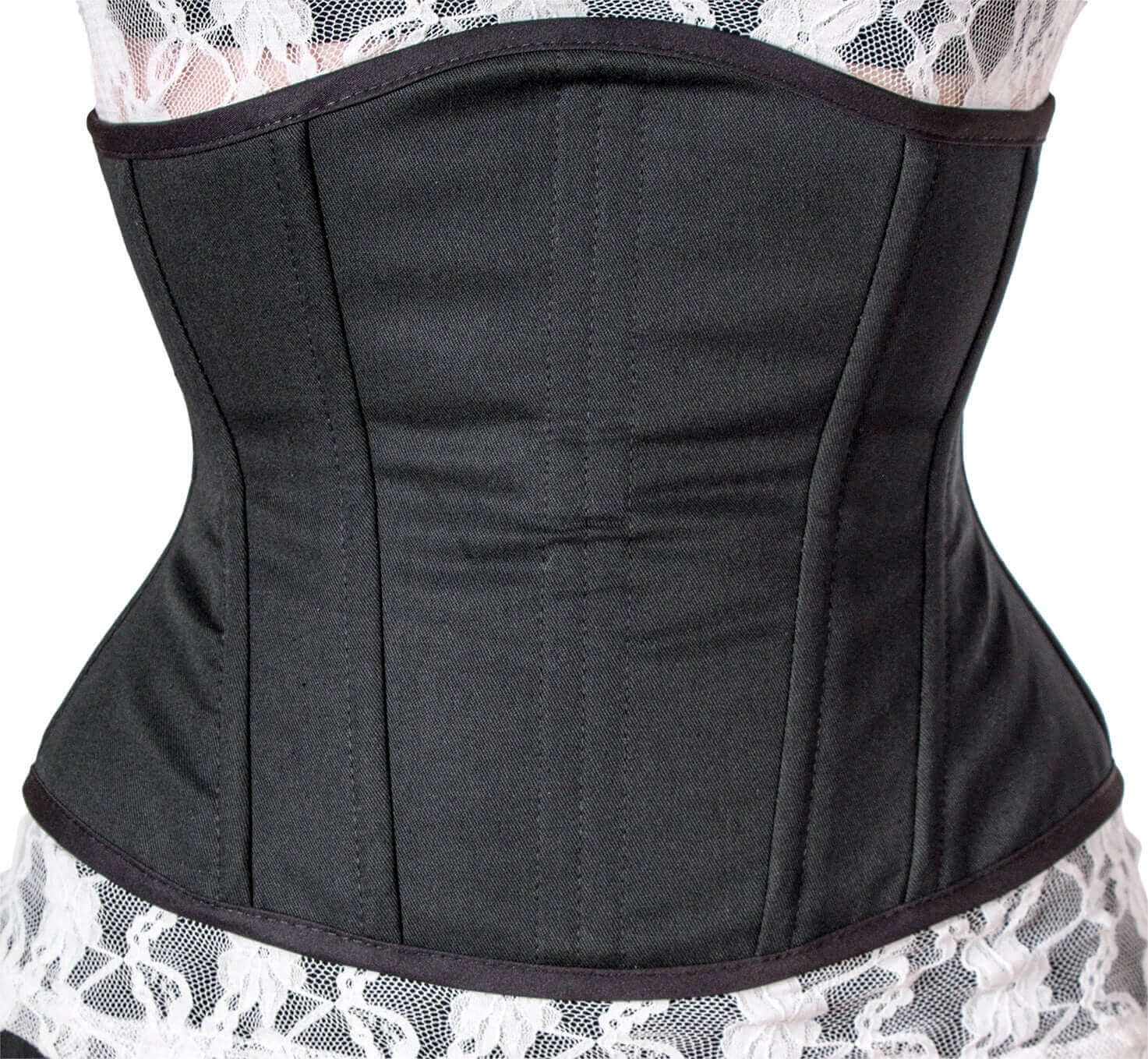 Buskless Steel Boned Waist Cincher Corset