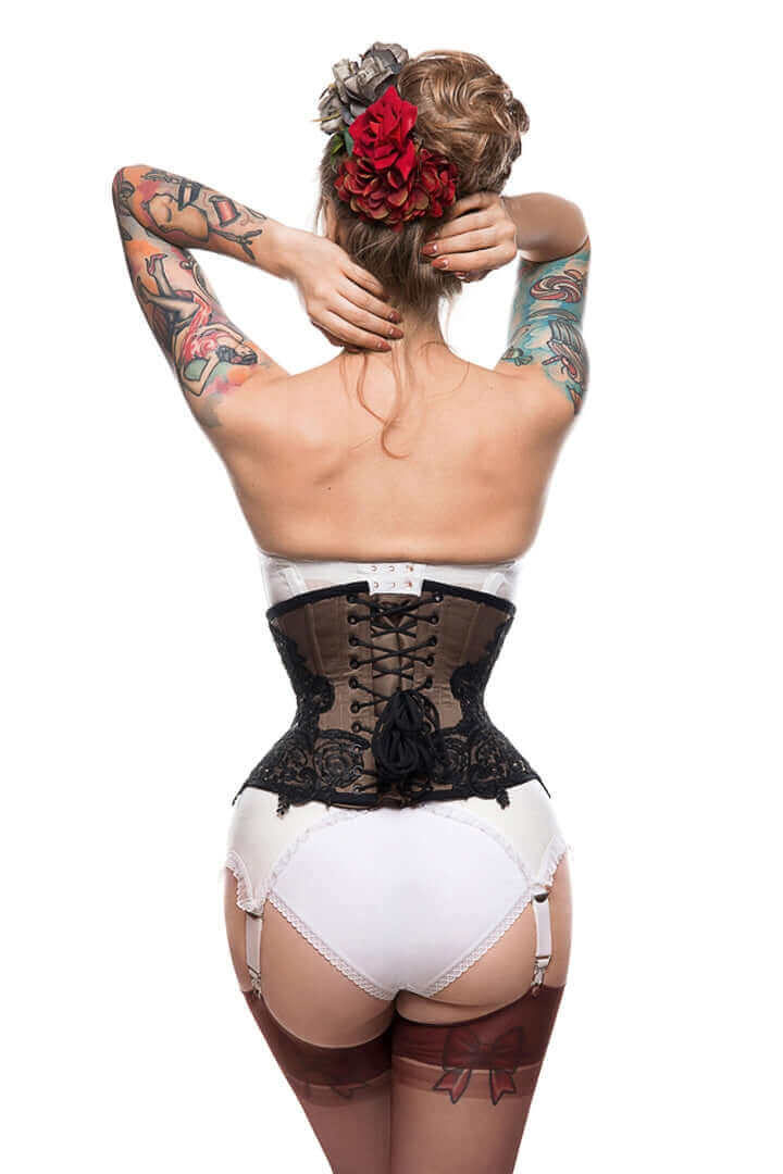 Cappuccino Steel Boned Waist Cincher