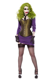 The Joker Corset With Purple Skirt Outfit