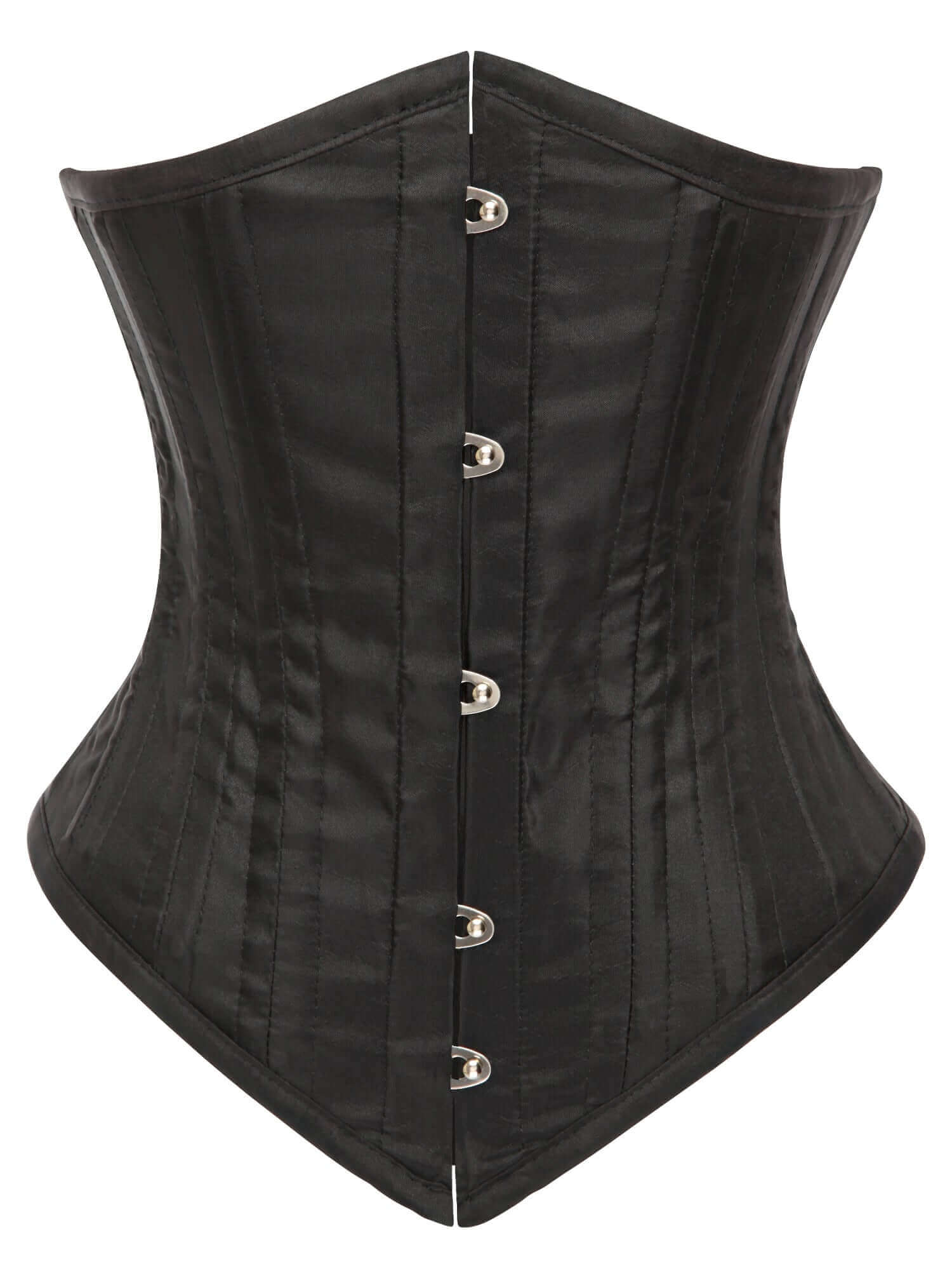 Waist Training Tightlacing Long Corset Cincher In Black